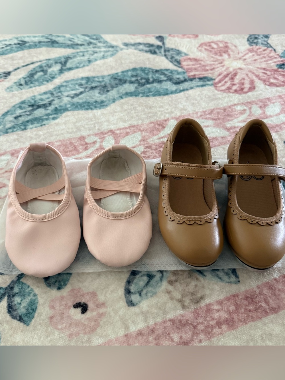 Stelle toddler size 9 tap and ballet shoe bundle